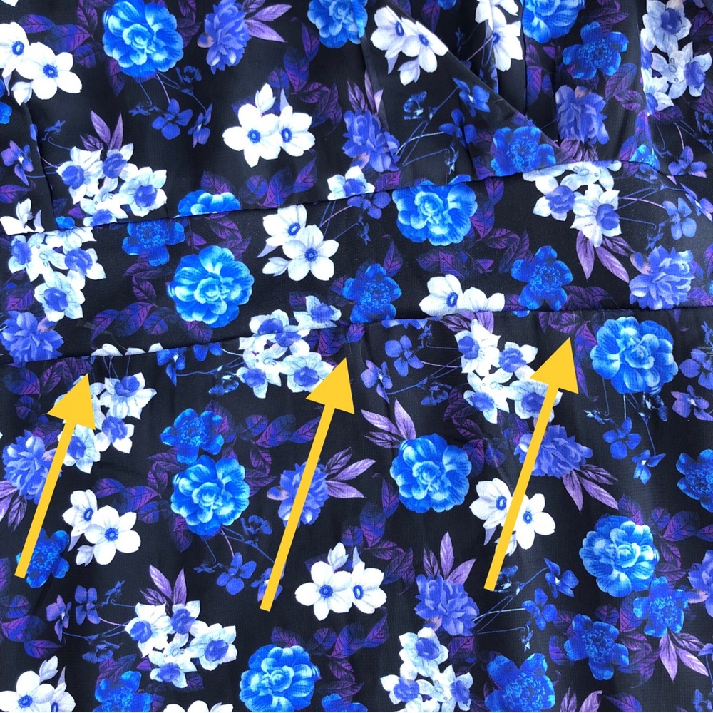 City Chic Khloe print dress size M - Picture 8 of 14